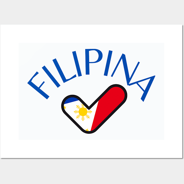 Philippine flag approved - filipina ofw Wall Art by CatheBelan